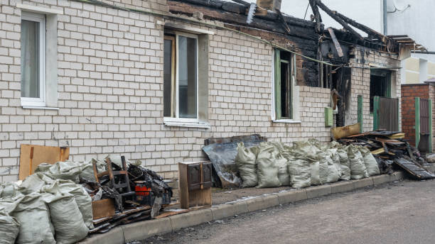 Professional Soot Cleanup technician working in Fulton, KY